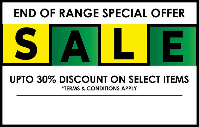 End of Range Sale & New Year Sale