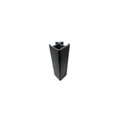 Aluminium Skirting Corner Connector Black 95mm