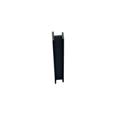 Aluminium Skirting Straight Connector Black 95mm