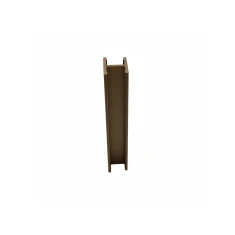 Aluminium Skirting Straight Connector Bronze 95mm