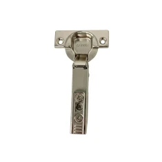 Hinge 110 one way clip straight plate 3D Nickel Plated
