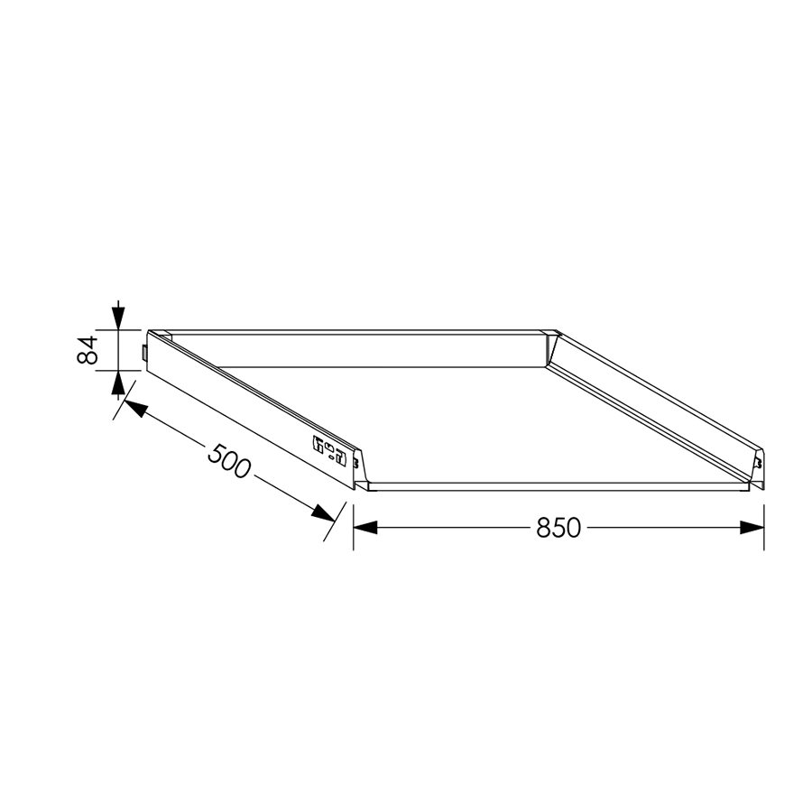 QuickLOC Blum Antaro Draw Box Height 1 for Base Unit 900 mm in Kenya