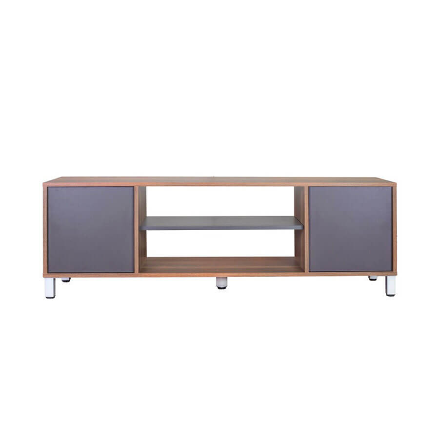 Bofa Media Unit 1550 American Walnut / Storm Grey in Kenya