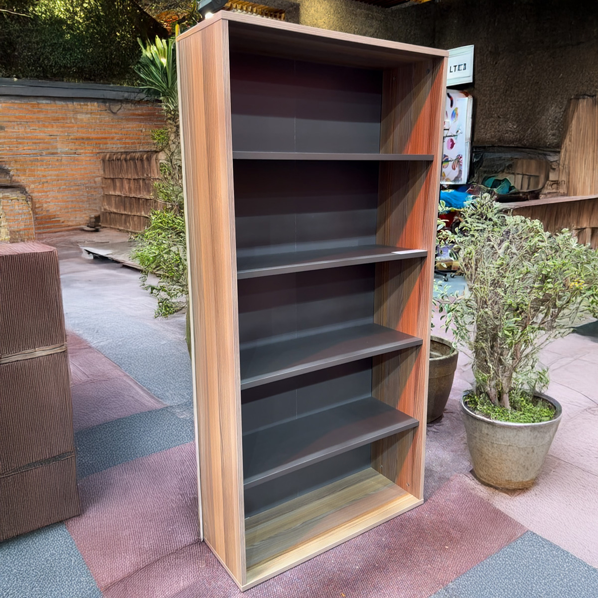 Bofa Bookcase 1800 Coimbra / Storm Grey in Kenya
