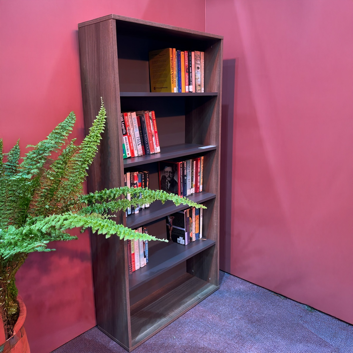 Bofa Bookcase 1800 American Walnut / Storm Grey in Kenya