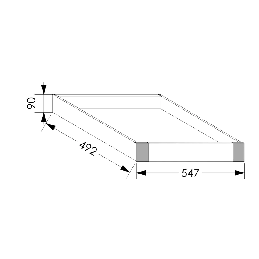 QuickLOC Blum Legra Inner Draw Box Height 1 for Base Unit 600 mm in Kenya