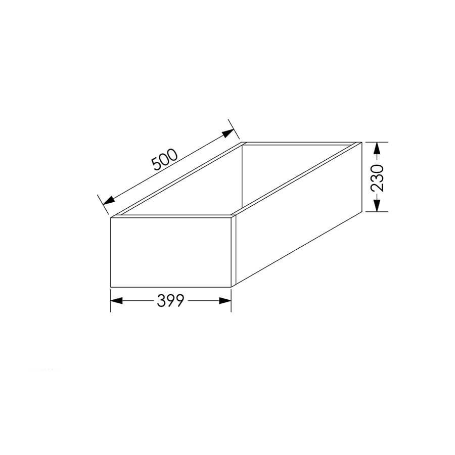 QuickLOC DTC D MOTION Kitchen Drawer Box Height 3 for Base/Tall Unit 450mm in Kenya