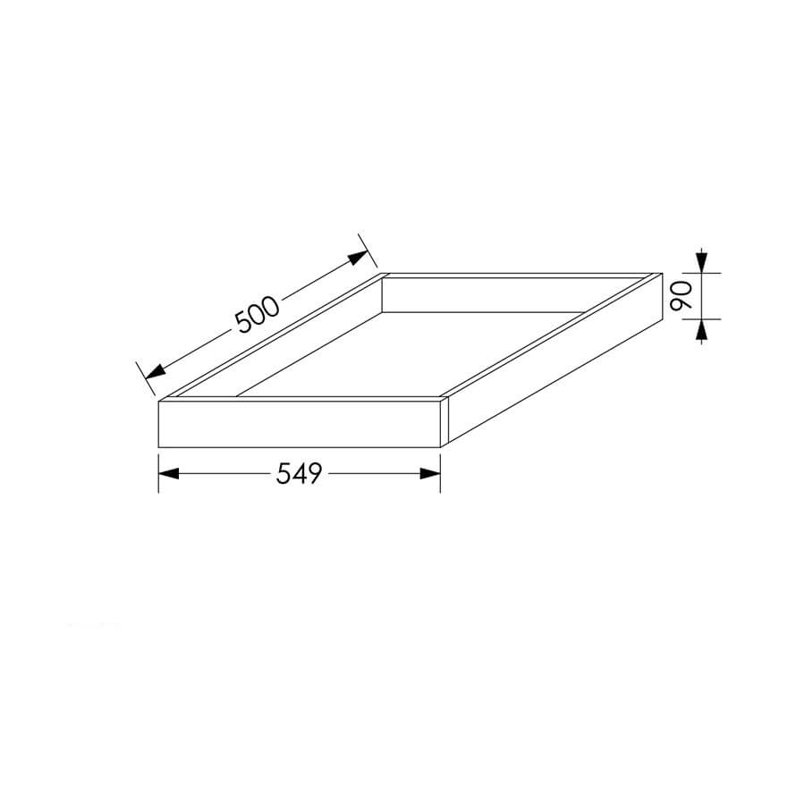 QuickLOC DTC D MOTION Kitchen Drawer Box Height 1 for Base/Tall Unit 600mm in Kenya