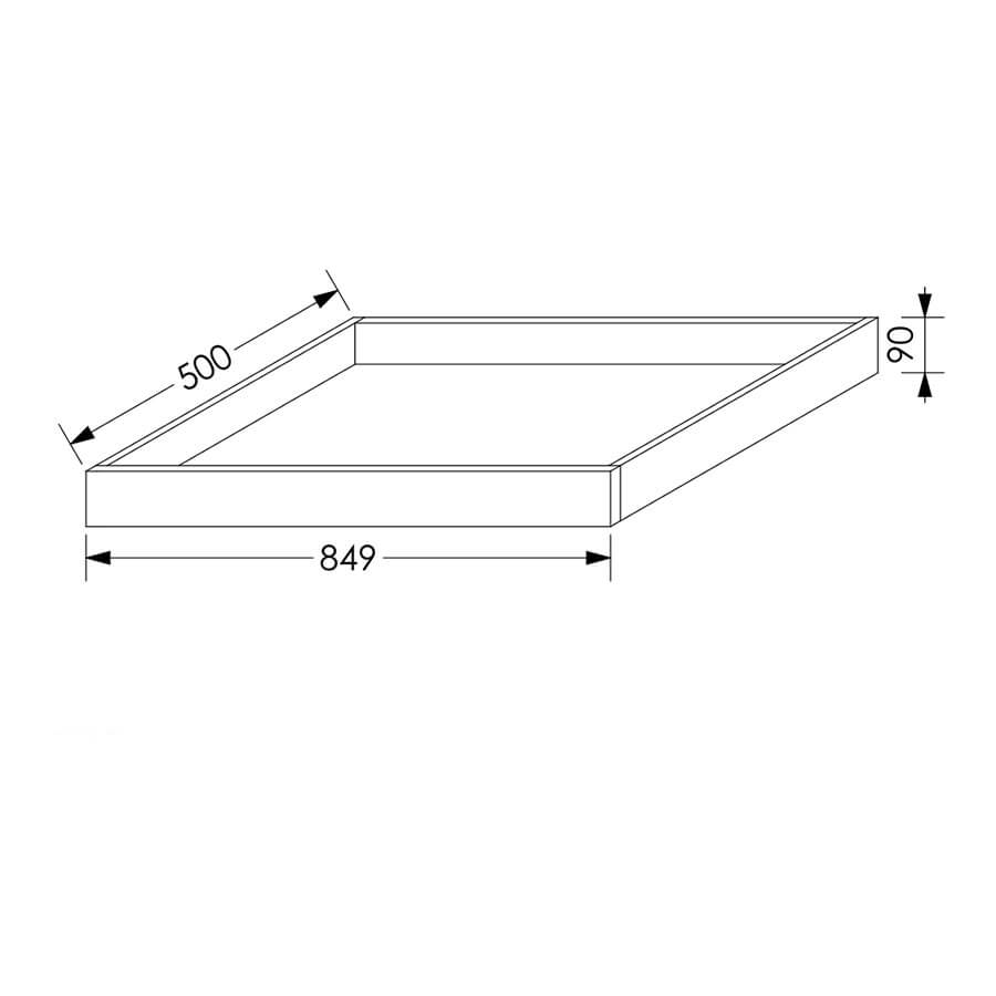 QuickLOC DTC D MOTION Kitchen Drawer Box Height 1 for Base Unit 900mm in Kenya