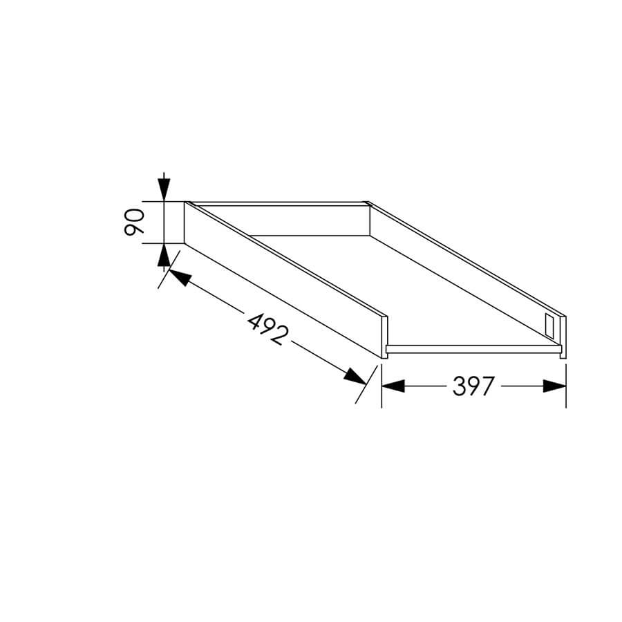QuickLOC DTC MAGIC STAR Kitchen Drawer Box Height 1 for Base Unit 450mm in Kenya