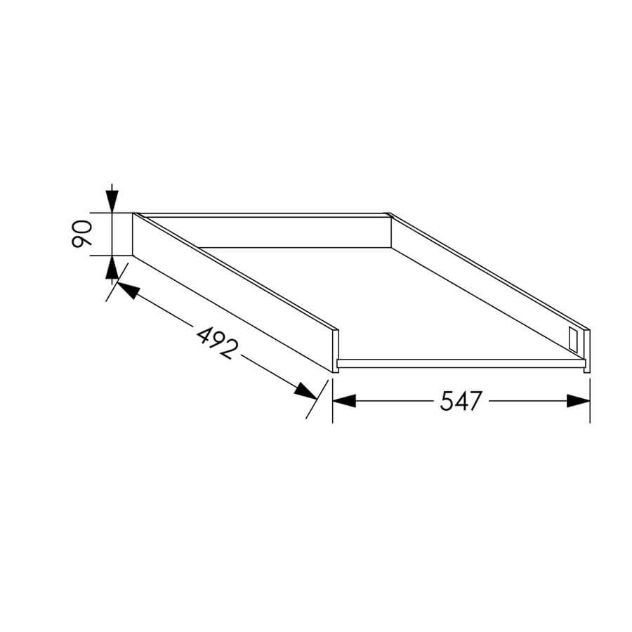 QuickLOC DTC MAGIC STAR Kitchen Drawer Box Height 1 for Base Unit 600mm in Kenya