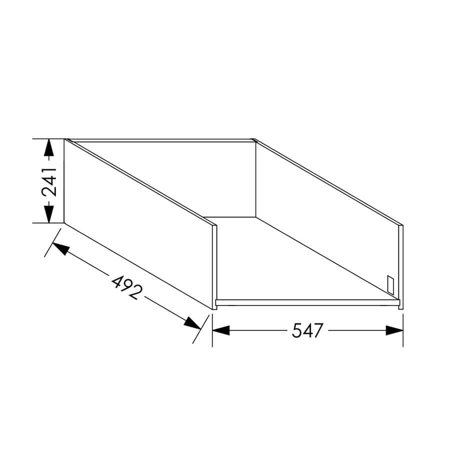 QuickLOC DTC MAGIC STAR Kitchen Drawer Box Height 3 for Base Unit 600mm in Kenya