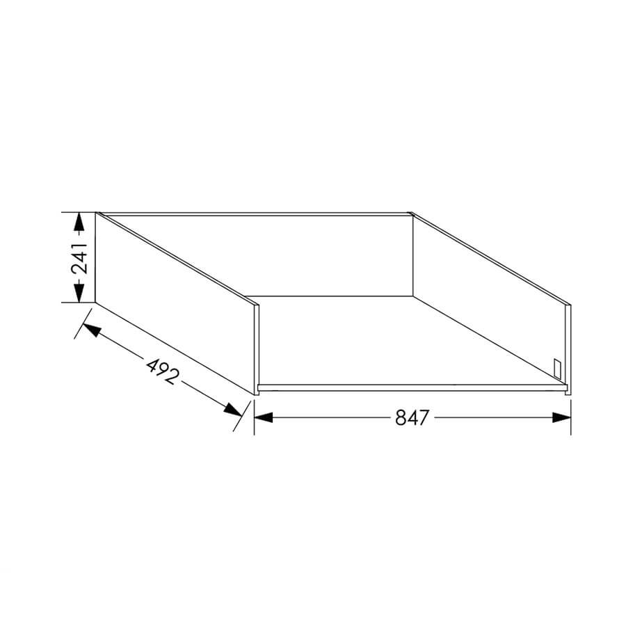 QuickLOC DTC MAGIC STAR Kitchen Drawer Box Height 3 for Base Unit 900mm in Kenya