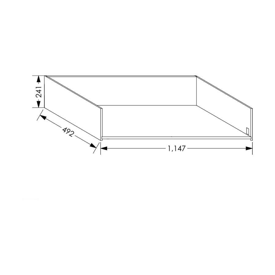 QuickLOC DTC MAGIC STAR Kitchen Drawer Box Height 3 for Base Unit 1200mm in Kenya