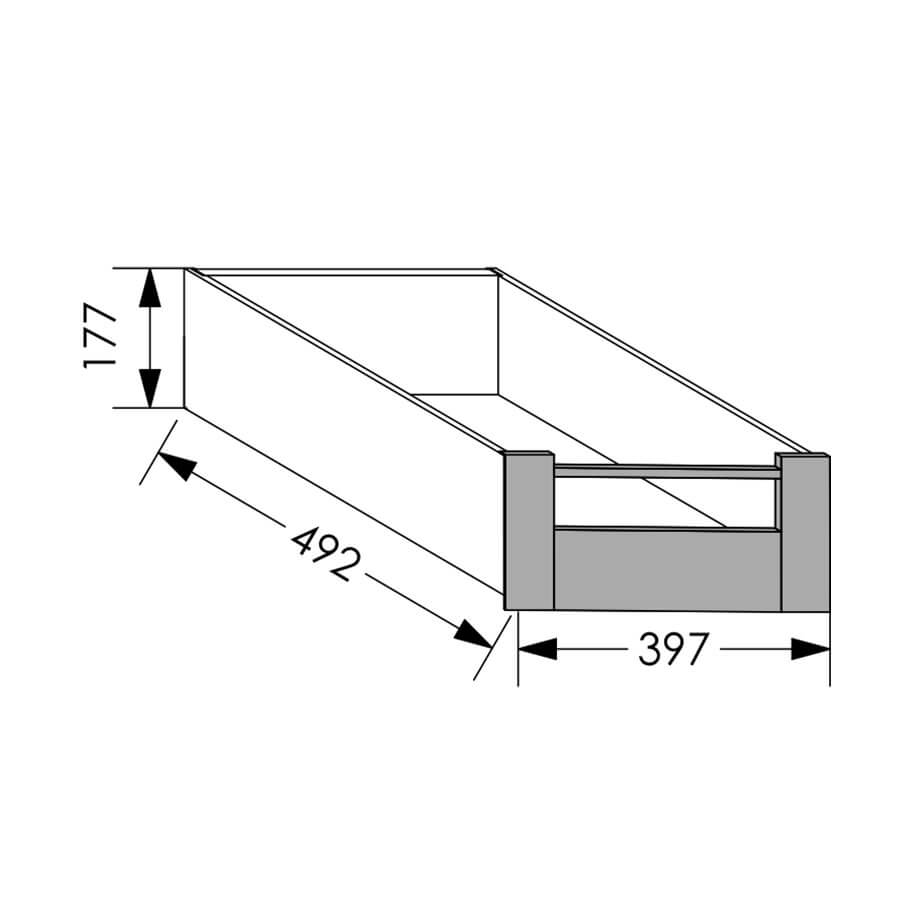 QuickLOC DTC MAGIC STAR Inner Drawer Box Height 2 for Base Unit 450mm in Kenya