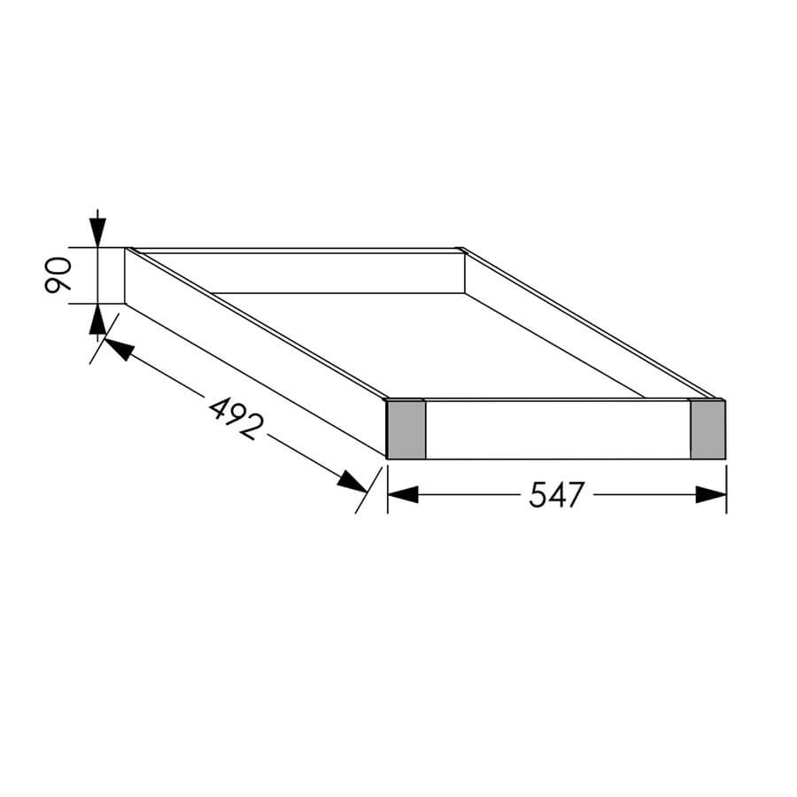 QuickLOC DTC MAGIC STAR Inner Drawer Box Height 1 for Base Unit 600mm in Kenya