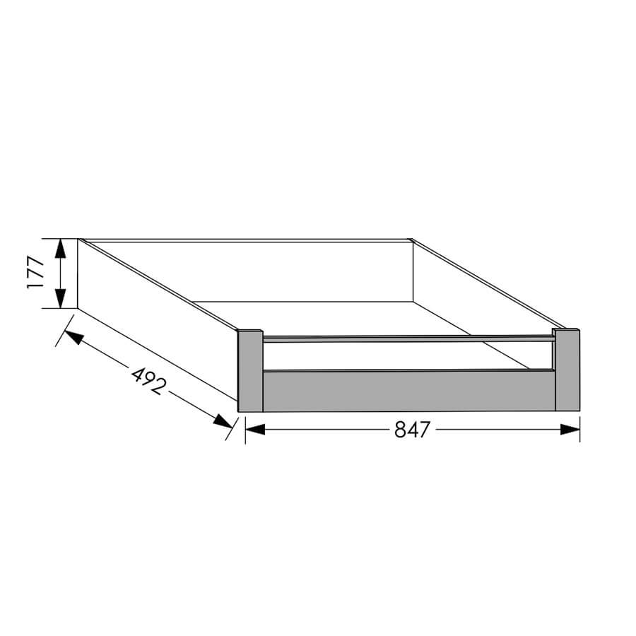 QuickLOC DTC MAGIC STAR Inner Drawer Box Height 2 for Base Unit 900mm in Kenya