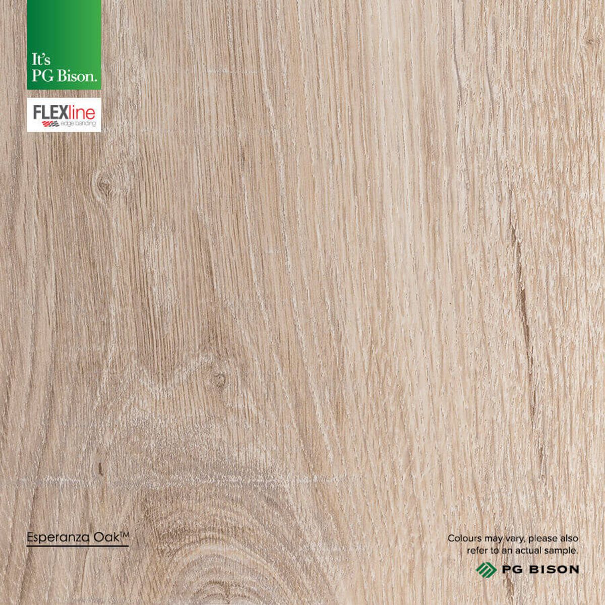 Woodgrain Thickness:0.8 x 22mm,Product Type:PER METRE,Colour:Esperanza Oak in Kenya