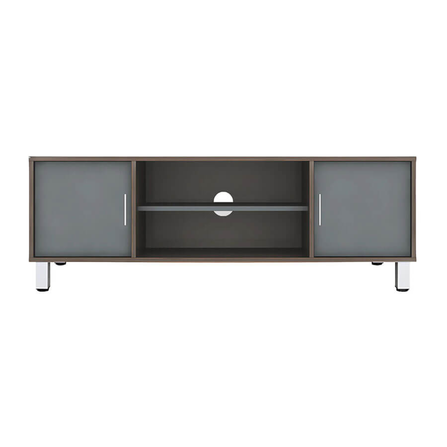 Bofa Media Unit 1550 American Walnut / Storm Grey in Kenya