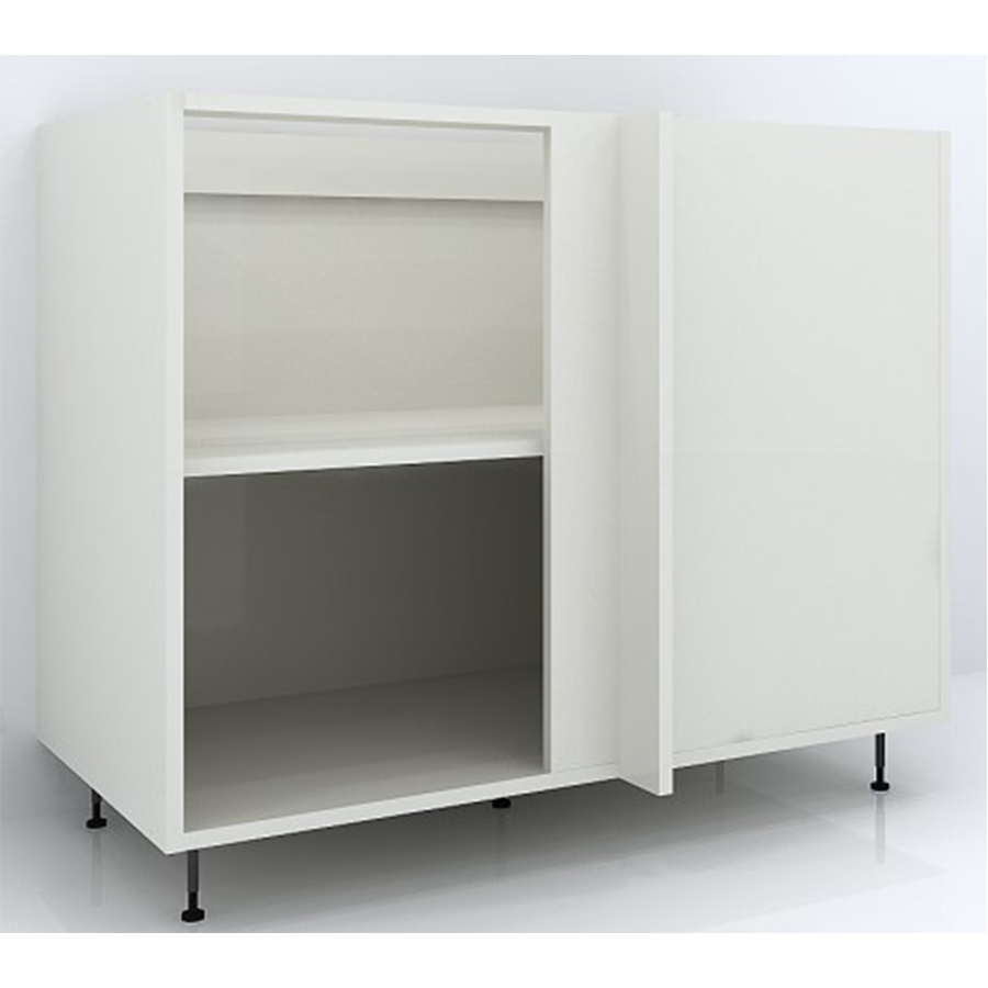 KIN Kitchen Base Corner Cabinet LH 1050mm White
