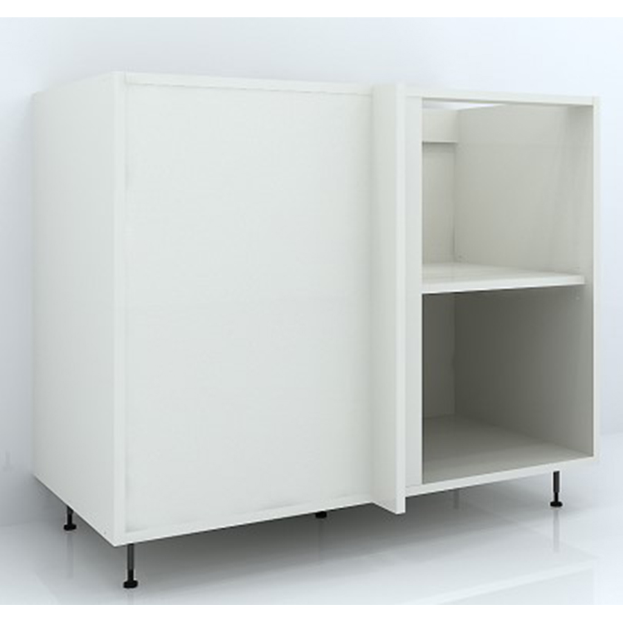 KIN Kitchen Base Corner Cabinet RH 1050mm White