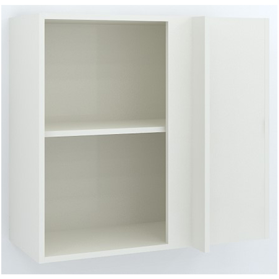 KIN Kitchen Wall Corner Cabinet LH 850mm White