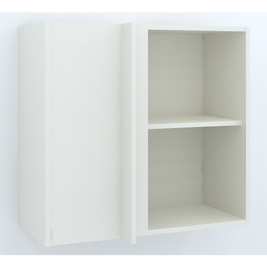KIN Kitchen Wall Corner Cabinet RH 850mm White